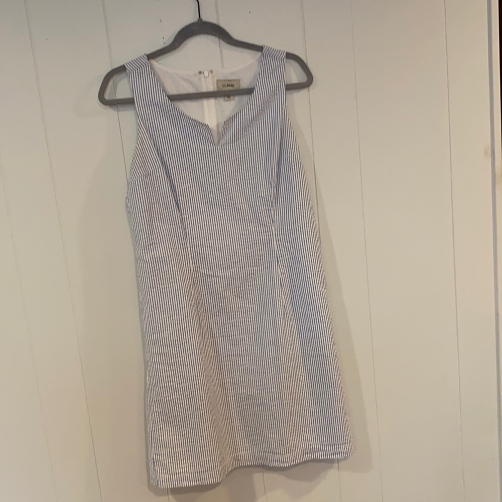 L.L. Bean Seersucker dress